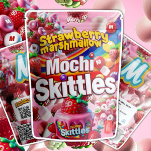 Strawberry marshmallow Mochi skittles